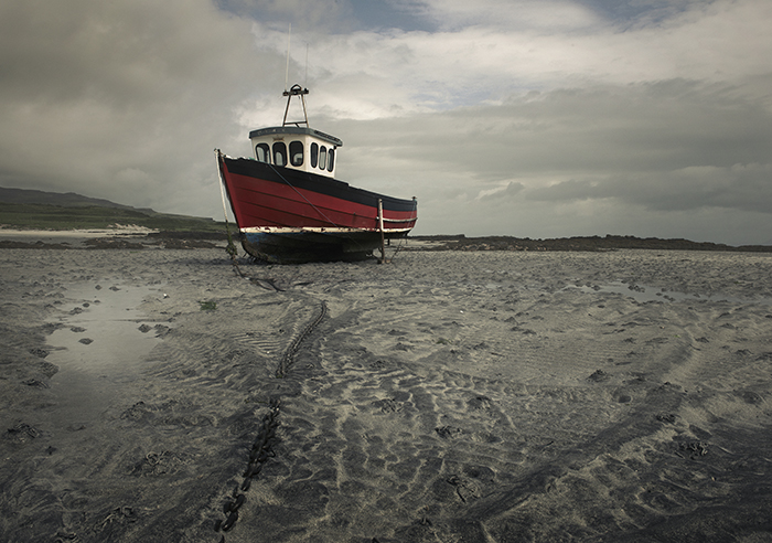 Scotland low tide on Isle of Eigg Nomad&Villager Highlands