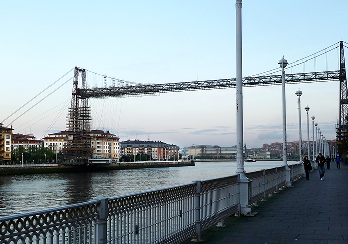 Portugalete hanging bridge Bilbao Nomad&Villager