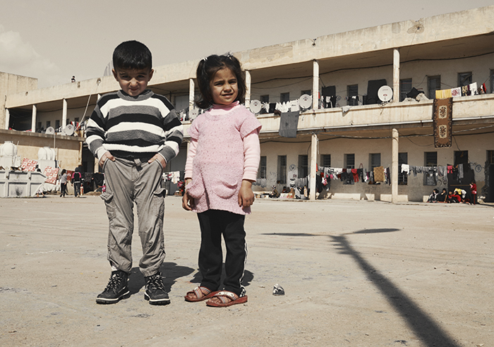 Vluchtelingenkamp Noord-Irak Syrische Koerden