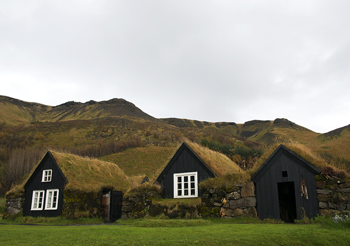 open air folk museum Iceland sodfarms