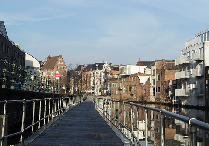 Mechelen stad, langs het water Nomad&Villager