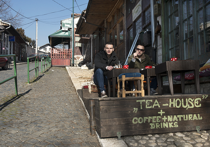 Sarajevo, de vele koffiehuizen in de wijk Bašcaršij Nomad & Villager